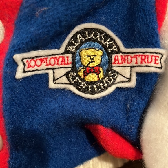 BIALOSKY GUND 18" Teddy Bear 1982 Baseball VINTAGE NEW TAG - Picture 2 of 5